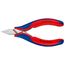 4-1/2" Electronics Diagonal Cutters, Pointed Mini Head
