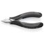 4-1/2" Electronics Diagonal Cutters, Pointed Mini Head, ESD Handles