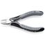 5-1/4" Electronics Diagonal Cutters, Round Head w/out Bevel, ESD Handles