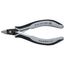 5" Precision Electronics Diagonal Cutters, Zinc-Plated Finish, ESD Handles