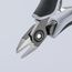 5" Precision Electronics Diagonal Cutters, Zinc-Plated Finish, ESD Handles
