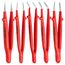 5 Piece Stainless Steel Insulated Tweezer Set w/ Tool Roll