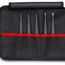 5 Piece Plastic Tweezer Set w/ ESD Coating, Tool Roll