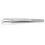 4-1/2" SMD Precision Tweezers, 45-Degree Angle, 0.33 mm Tip Width