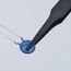 4-1/2" Plastic Gripping Tweezers w/ ESD Coating, Blunt Tips