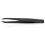 4-1/2" Plastic Gripping Tweezers w/ ESD Coating, Needle-Point Tips
