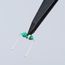 4-1/2" Plastic Gripping Tweezers w/ ESD Coating, Needle-Point Tips