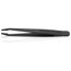 4-1/2" Plastic Gripping Tweezers w/ ESD Coating, Narrow Blunt Tips