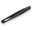 4-1/2" Plastic Gripping Tweezers w/ ESD Coating, Wide Blunt Tips