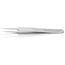 4-1/2" Premium Stainless Steel Gripping Tweezers, Needle-Point Tips