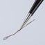 5-1/2" Stainless Steel Gripping Tweezers w/ ESD Coating, Needle-Point Tips