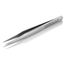 3-1/4" Premium Stainless Steel Gripping Tweezers, Needle-Point Tips