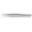 4-1/2" Stainless Steel Gripping Tweezers, Needle-Point Tips