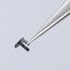 4-1/2" Stainless Steel Gripping Tweezers, Needle-Point Tips