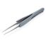 5-1/4" Premium Stainless Steel Precision Tweezers w/ ESD Rubber Handles, Pointed Tips