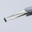 5-1/4" Premium Stainless Steel Precision Tweezers w/ ESD Rubber Handles, Pointed Tips