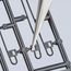 5" Stainless Steel Gripping Tweezers, Pointed Tips