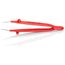6" Stainless Steel Insulated Gripping Tweezers, Pointed Tips