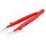 6" Stainless Steel Insulated Gripping Tweezers, Pointed Tips