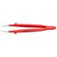 6" Stainless Steel Insulated Gripping Tweezers, Pointed Tips