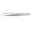 4-3/4" Premium Stainless Steel Gripping Tweezers, Needle-Point Tips, 45-Degree Angle