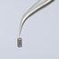 4-3/4" Premium Stainless Steel Gripping Tweezers, Needle-Point Tips, 45-Degree Angle