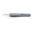 5" Premium Stainless Steel Precision Tweezers w/ ESD Coating, Needle-Point Tips, 45-Degree Angle
