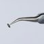 5" Premium Stainless Steel Precision Tweezers w/ ESD Coating, Needle-Point Tips, 45-Degree Angle