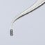 4-1/2" Stainless Steel Gripping Tweezers, Needle-Point Tips, 35-Degree Angle