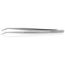 6" Stainless Steel Gripping Tweezers, Pointed Tips, 25-Degree Angle