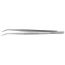 6" Stainless Steel Gripping Tweezers, Pointed Tips, 25-Degree Angle