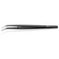 6" Steel Gripping Tweezers, Pointed Tips, 25-Degree Angle