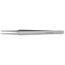 4-1/2" Stainless Steel Gripping Tweezers, Blunt Tips