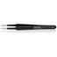 4-3/4" Stainless Steel Gripping Tweezers w/ ESD Coating, Blunt Tips