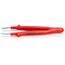 5-3/4" Stainless Steel Insulated Gripping Tweezers, Blunt Tips