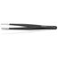 5-3/4" Stainless Steel Gripping Tweezers w/ ESD Coating, Blunt Tips
