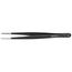 5-3/4" Stainless Steel Gripping Tweezers w/ ESD Coating, Blunt Tips