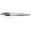 5-1/4" Premium Stainless Steel Gripping Tweezers w/ Replaceable Blunt Tips, Fine