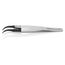 5-1/4" Premium Stainless Steel Gripping Tweezers, Pointed Tips, 60-Degree Angle