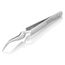 4-1/2" Premium Stainless Steel Cross-Over Gripping Tweezers, Needle-Point Tips, 45-Degree Angle
