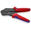 7-1/2" Crimping Pliers for Non-Insulated Open Plug-Type Connectors, 2.8 and 4.8 mm
