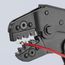 7-1/2" Crimping Pliers for Non-Insulated Open Plug-Type Connectors, 2.8 and 4.8 mm