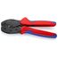 8-1/2" PreciForce Crimping Pliers for Non-Insulated Open Plug-Type Connectors, 2.8 and 4.8 mm