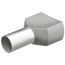 18 AWG (0.75 mm2) Twin Wire End Ferrule With Collar