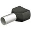 16 AWG (1.5 mm2) Twin Wire End Ferrule With Collar