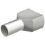12 AWG (4.0 mm2) Twin Wire End Ferrule With Collar