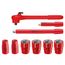 10 Piece Insulated Socket Set, 1/2" Drive