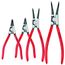 4 Piece 45-Degree External Snap Ring Set