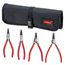 4 Piece Snap Ring Set w/ Tool Roll