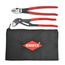 2 Piece Pliers Set w/ Keeper Pouch